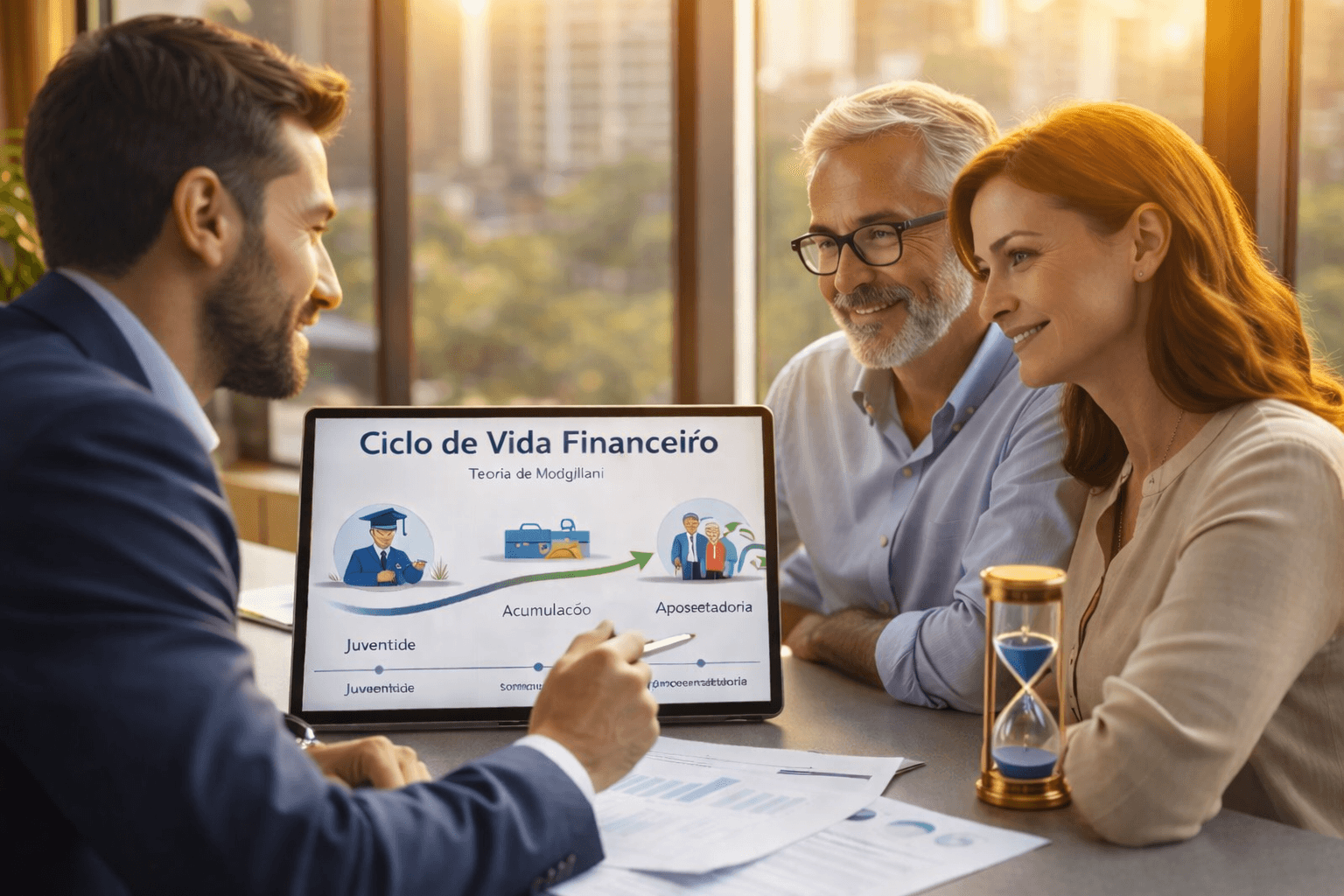 Por que Economizar é Difícil aos 25 e Urgente aos 45? A Teoria do Ciclo de Vida Explica